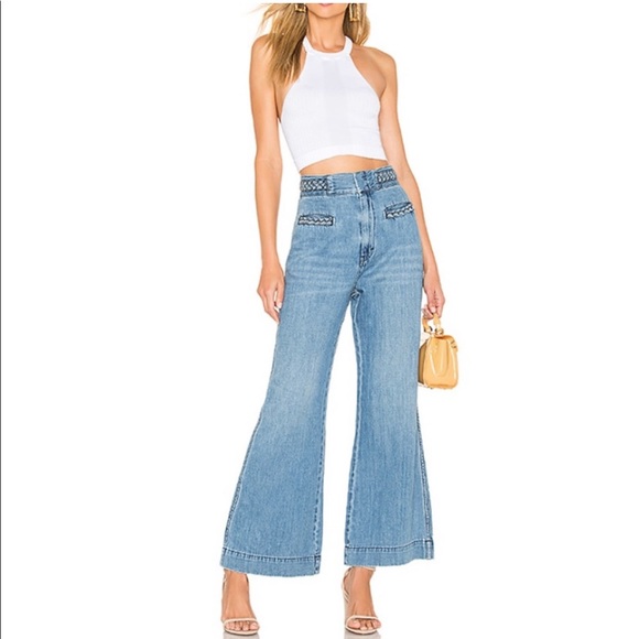 Free People Seasons in the Sun denim jeans - Picture 2 of 12